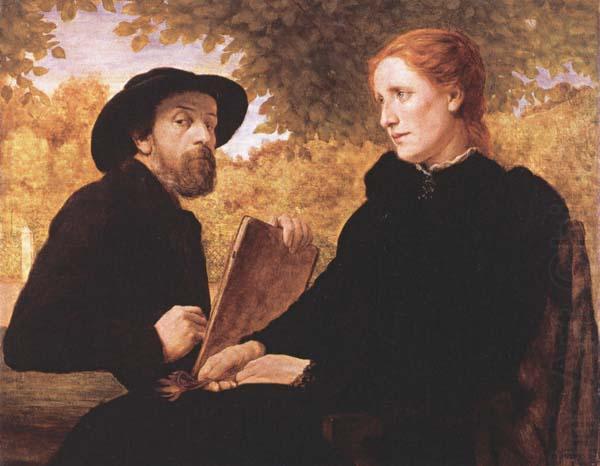 Portrait of the Artist with his Wife, Wilhelm Steinhausen